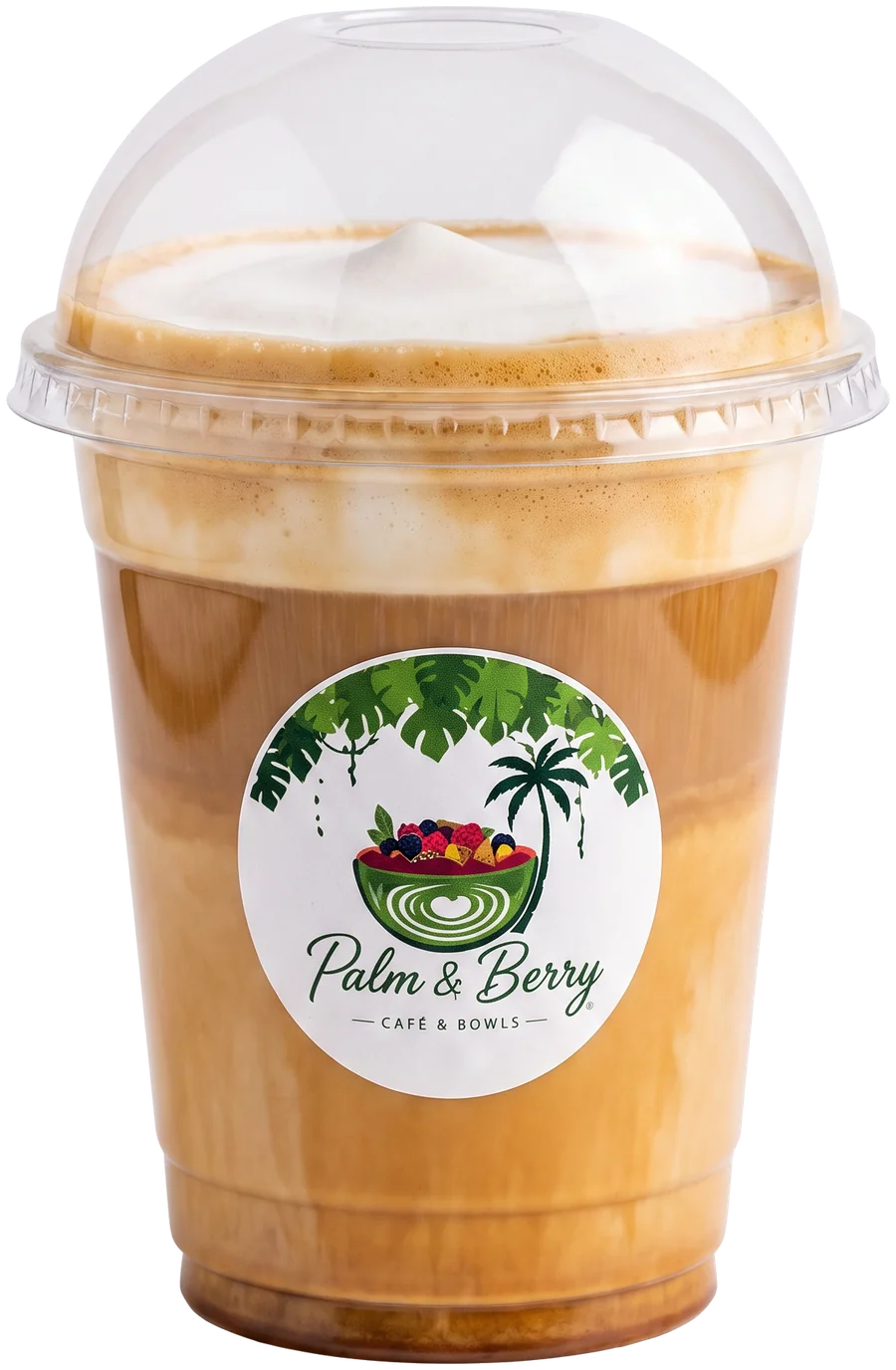 Kaffee im Palm & Berry Becher
